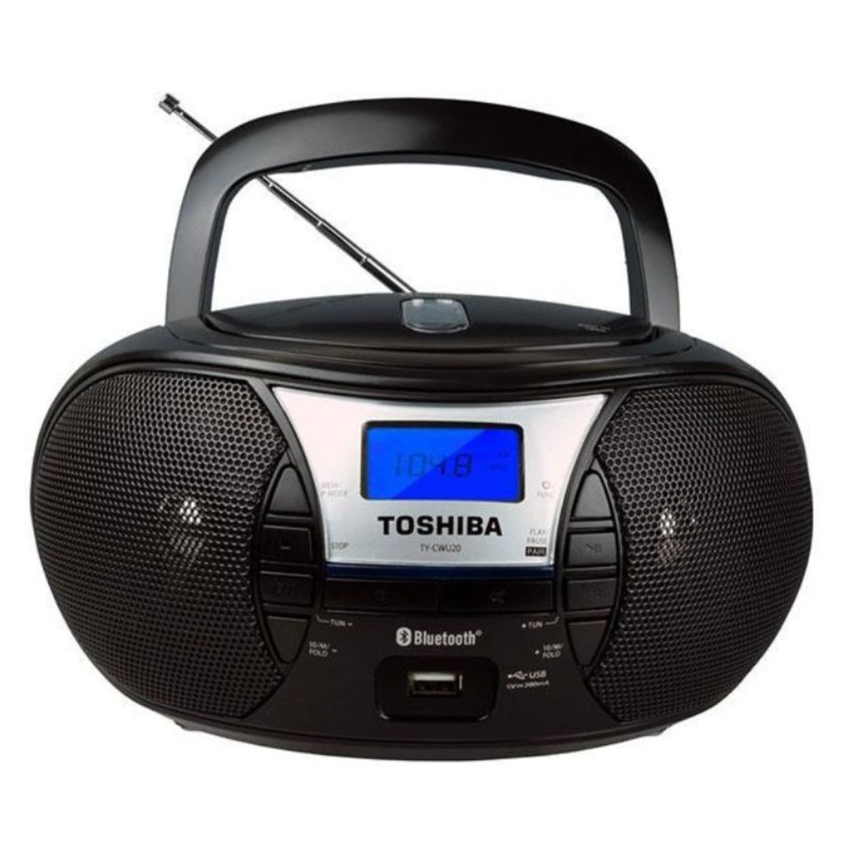 TOSHIBA TYCWU20 RADIO PORTABLE/CD/AM FM/DIGITAL TUNER/BLUETOOTH